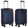 Eminent Expandable Luggage Trolley Bag Soft Suitcase for Unisex Travel Polyester Shell Lightweight with TSA lock Double Spinner Wheels E765SZ Carry On 20 Inch Navy Blue