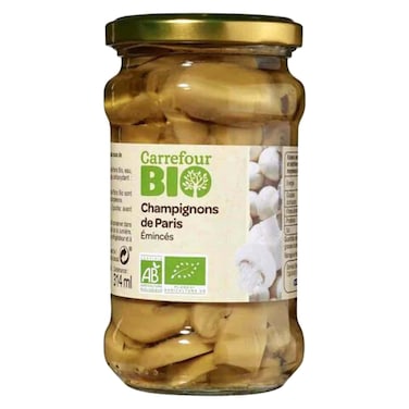 Carrefour Bio Paris Mushroom 314ml