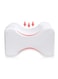 Generic - Leg Positioner And Knee Pillow Cotton White 26x21x15centimeter