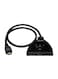 Generic - 3-Port HDMI Splitter Black