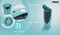 Geepas Rechargeable Vacuum Baby Trimmer, 2 Guide Combs, GTR56049, Electric Hair Clippers For Kids, Ceramic Hair Trimmer For Infants &amp; Toddler, Waterproof Cordless Haircut Kit