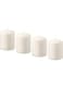 Generic Unscented Block Candle, Natural White, 3Inch
