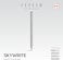 Levelo Skywrite Versa Stylus Pen With Palm Rejection, Battery Indicator, Aluminum Alloy/Polyoxmethylene, 6 Months Standby, One Click Return, For iPad/iPad Pro/iPad Air/iPad Mini (Matte White)