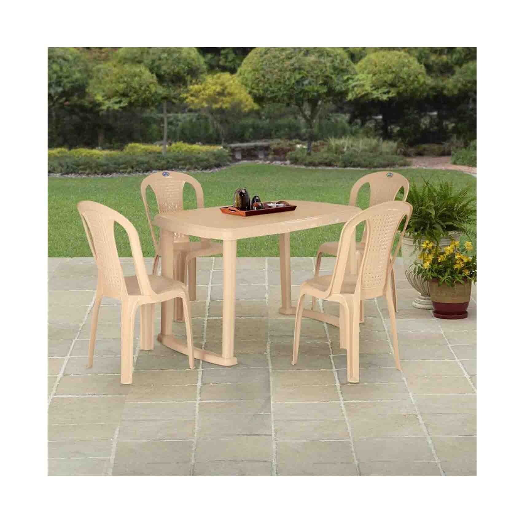 Nilkamal Dining Table Seater Plastic NILKAMAL Orchid Seater
