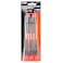 Mega Long Reach Precision Screwdriver Set 33131 Black Pack of 5
