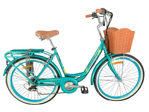 Raleigh Smile 26 Inch Wheel &amp; 19 Inch Frame Ladies Comfort Bike(Green)