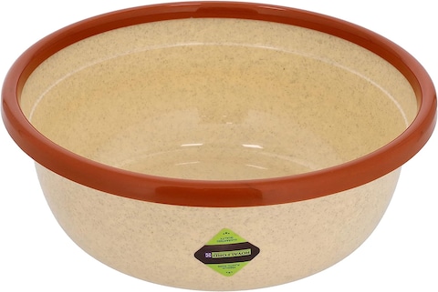 Royalford Plastic Basin With Ring, 4.5L Plasticware Tub, Rf10704Multipurpose Washing Tubnon-Slip Tub For Washing Dishes, Storing, Soaking Laundry, Cleaning &amp; Gardening, Assorted