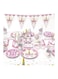 Generic 90-Piece Unicorn Theme Party Disposable Tableware Set