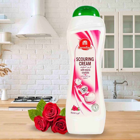 Carrefour Scouring Cream Rose 750ml