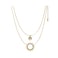 Aiwanto Necklace Double Chain Necklace Neck Chain