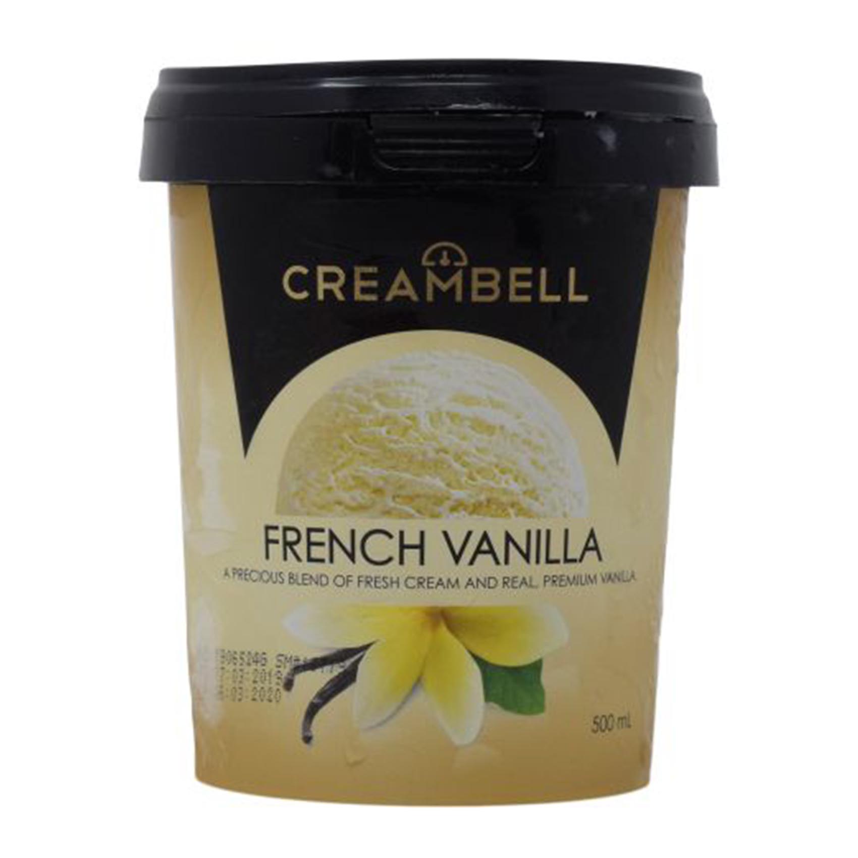 Creambell French Vanilla Ice Cream 500ml