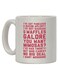 muGGyz I Love Deadlines Printed Coffee Mug White