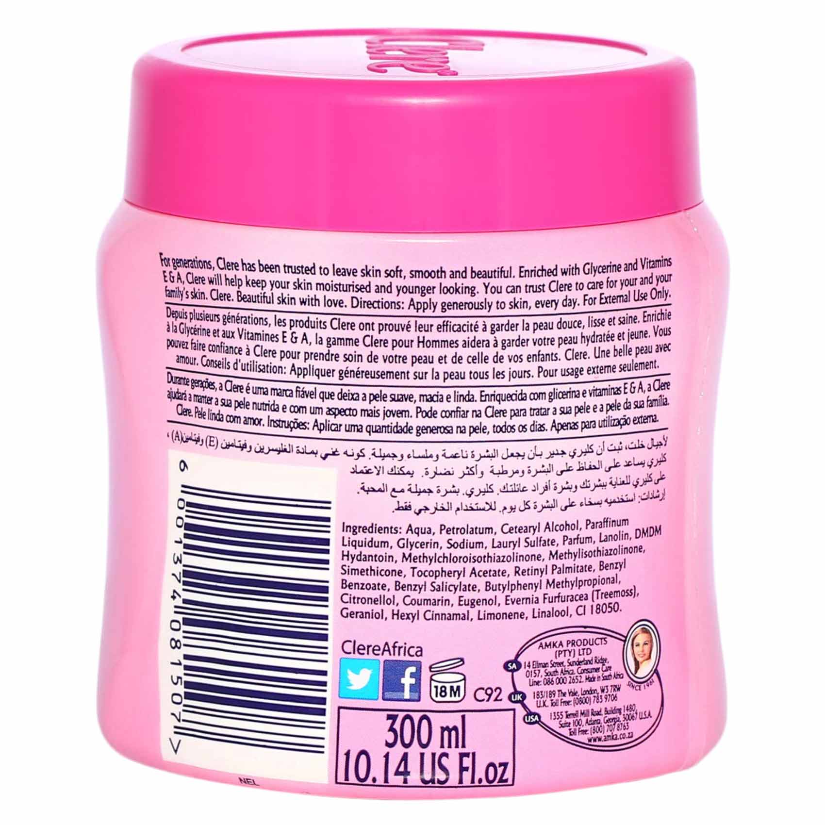 CLERE GLYC &amp; LANOL BODY CREAM 300ML