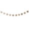 Wood Star Garland 2m