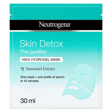 Neutrogena Face Mask Sheet - The Detoxifier - Purifying Boost Hydrogel Recovery - 1 Sheet Mask