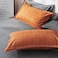 GOLDEN HOME  6-Piece King Size Duvet Cover Set, 1 Duvet Cover + 1 Fitted Sheet + 4 Pillow Cases, Microfibre, Muesli