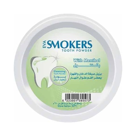 Eva smokers tooth powder with menthol 40g