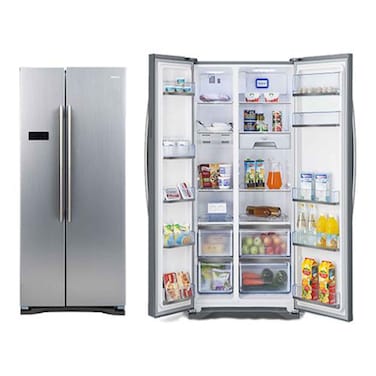 Hisense Fridge 519L Rc67Ws4Sa Silver Sbs