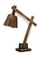 Avonni ML-9041-1E Antique Wooden Desk Lamp, Bedside Table Lamp, Desk Lamp