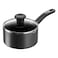 Tefal G6 Delicia Saucepan With Lid Black 16cm