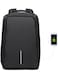 Generic Anti Theft Laptop Backpack With USB Charging Port 15.6inch Black