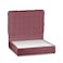 In House Al Shahba Velvet Bed Frame - Single - 200x120 cm - Dark Pink