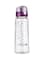 Royalford Water Bottle Purple/Clear 750ml