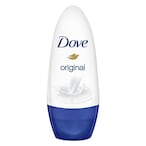 Buy Dove  Women Antiperspirant Deodorant Roll-On for refreshing 48-hour protection, Original, alcohol free, 50ml in Saudi Arabia