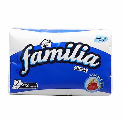 Familia Facial Tissues - 550 Tissues