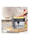 2-in-1 Soap Pump Dispenser With Sponge Holder grey 14 x 9 x 11cm