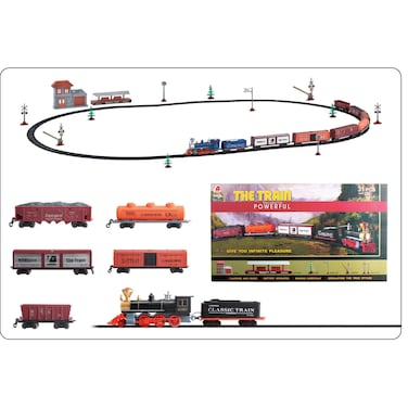Train Set Multicolour Pack of 31