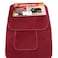 Generic AGC Universal 5-Piece Non Slip Car Mat Set Red