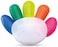 Other Pack Of 5 Pieces Hand Shaped Highlighter Pens, 5 Colours Highlighter Pen