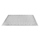 [HOME BRAND &ndash; PLACEMAT]Dining Table Placement Mat (Rectangular PVC Table Mat) (30x45CM) (Silver Color)