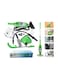 5-In-1 Steam Cleaner x5 Green/Black/Clear