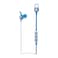 Toshiba Bluetooth In-Ear Headphones With Mic Blue/Silver