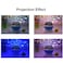 Generic-Romantic Starry Sky Projector Light Bedroom Baby Sleeping Nightlight with Music Rechargeable Rotating Dreamlike Stars Moon Projection Lamp