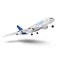 Wltoys XK A120 Airbus A380 Model Plane 3CH EPP 2.4G Airplane with LED Light-RTF