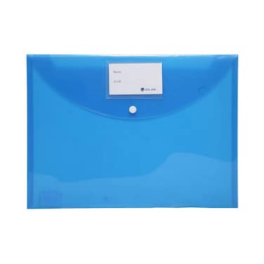 Atlas Clear Blue Envelope Folder