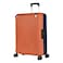 Eminent Vertica Hard Case Travel Bag Medium Luggage Trolley Polypropylene Lightweight Suitcase 4 Quiet Double Spinner Wheels With Tsa Lock B0006M DarkBlue Orange