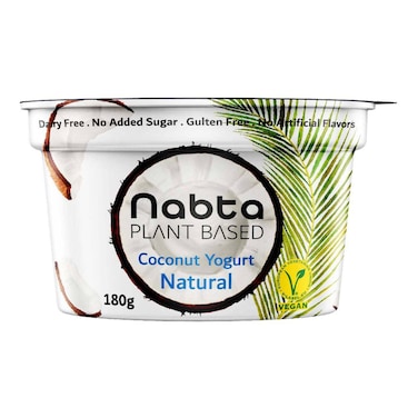Nabta Plant-Based Natural Coconut Yogurt 180g