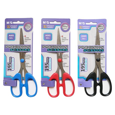 M&amp;G ASS913A2 Office Scissors 195mm Red