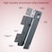 Moxedo Magnetic Side Mount Phone Holder Aluminum Alloy Adjustable Laptop Desktop Monitor Side Mount Clip Compatible with iPhone 13 Pro Max/13 Pro/13/13 Mini/12/11 Series and Smartphones Grey
