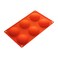 6 Cavity  Semi Sphere Circle Silicone Baking Mold, Muffin Cupcake Pan, Cake, Jelly, Mousse – Non-Stick – Food Grade Silicone
