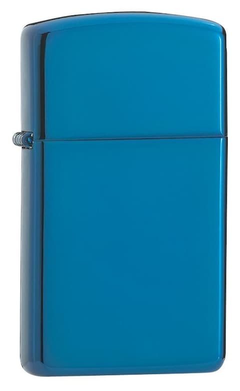 Zippo 20494 Slim High Polish Blue Windproof Lighter