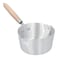 Domestic Milk Pan Aluminum Wooden Handle 18cm