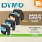 Dymo LetraTag Label Refill Black 0.012x4m