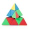 Ametoys-Pyramid Speed Cube Triangle Magic Cube Pyramid Stickerless Cube Puzzle Cube for Beginners Kids