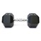 Harley Fitness 10.00KG Rubber Coated Fixed Hex Dumbbell 1 Pair