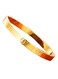Generic - Yellow Gold Plated Love Bangle With Screwdriver